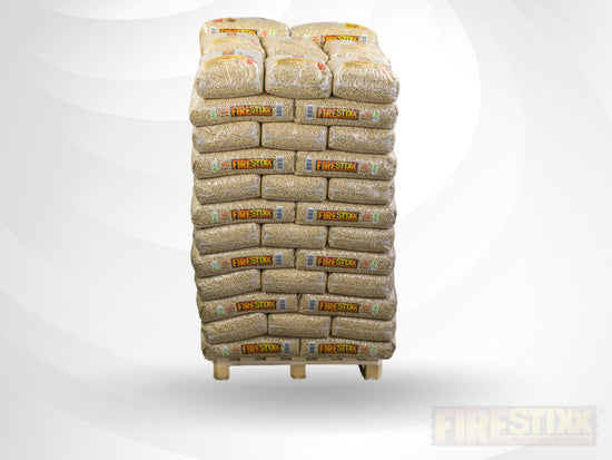 FireStixx Premium Holzpellets 880kg Palette – 10kg Sackware DINplus ENplus A1