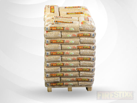 FireStixx Premium Holzpellets 990kg Palette – 66 Säcke à 15kg DINplus ENplus A1