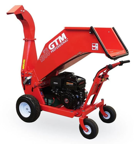 GTM Professional Häcksler GTS1300WD-E 15PS Radantrieb E-Start 100mm