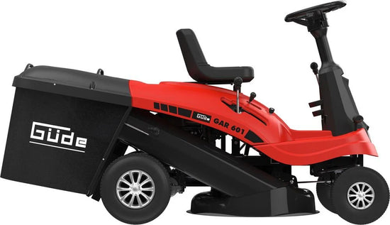 Güde GAR 601 Aufsitzmäher 61 cm Elektrostart 6,5 PS 150L Fangkorb