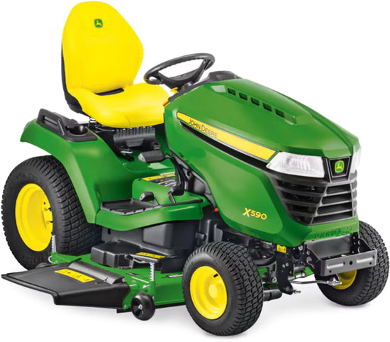 John Deere X590 Rasentraktor 137cm Accel Deep™ V-Twin EFI Servolenkung