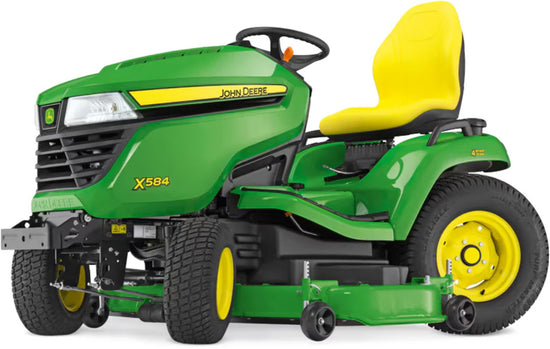 John Deere X584 Rasentraktor 137cm Accel Deep™ V-Twin Allradlenkung