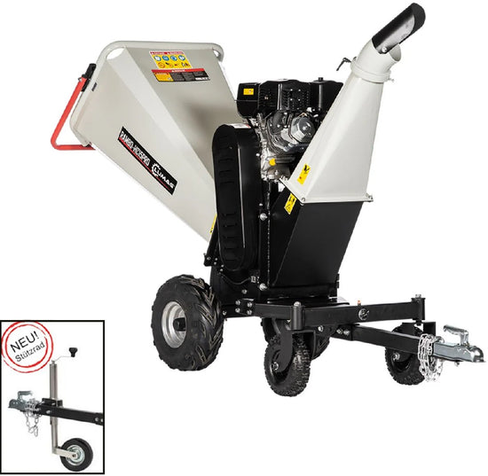 Lumag Benzin-Trommelhäcksler RAMBO-HC15PRO 420ccm E-Start Aststärke 150mm