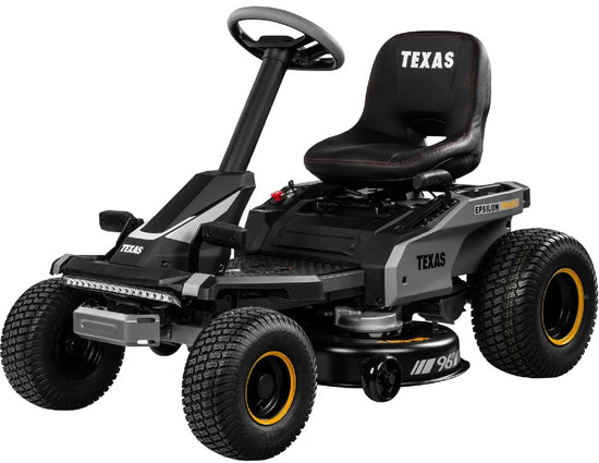 Texas Epsilon R9600Li Akku-Rasentraktor 96cm 72V 4000m² inkl. Mulchkit