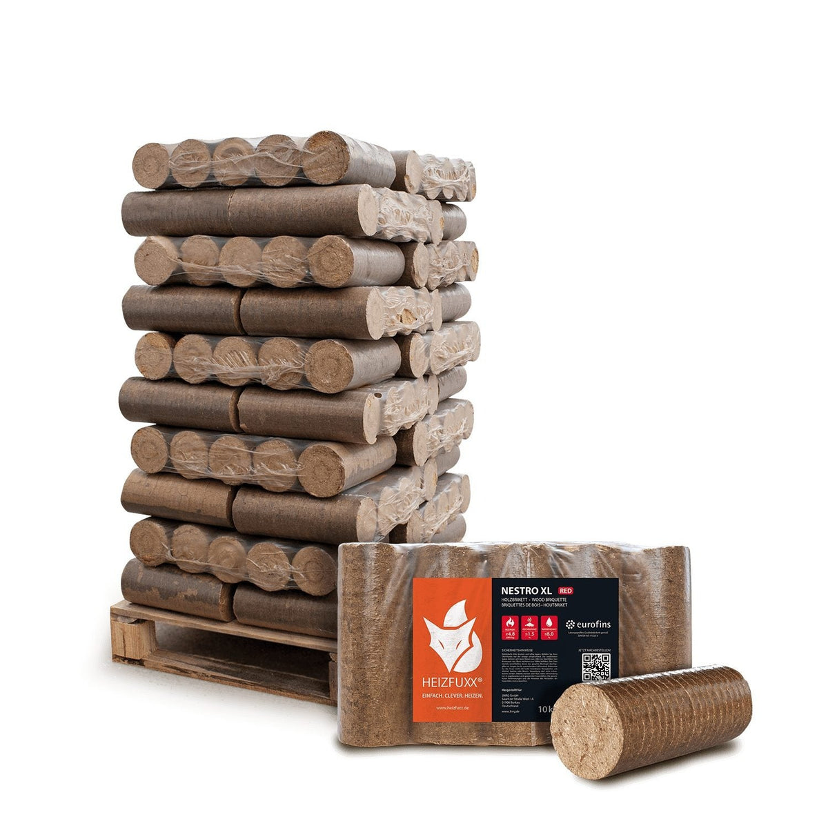 Holzbriketts Nestro XL Red (300 kg)