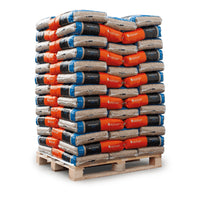 Heizfuxx Holzpellets Blue 65 x 15 kg Palette (975 kg) – ENplus A1 Premium Pellets